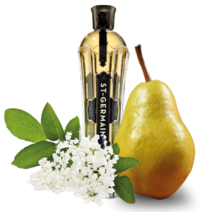 pera, flor de saúco y St Germain